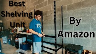 Top Amazon Garage Shelving Unit  Affordable Strong amp Easy Install [upl. by Ennasil567]