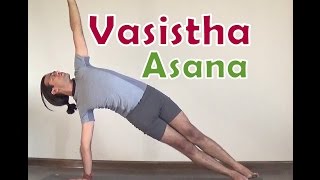 Vasisthasana for Beginner  Side Plank Pose  Yoga Arm Balance ChallengeWeek 1 Vashistha Yoga [upl. by Anilegna833]