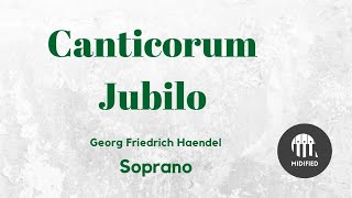 Canticorum Jubilo  Georg Friedrich Handel Soprano [upl. by Goodspeed530]