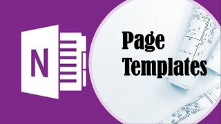 How to Create Page Templates in OneNote  Creating a Custom Page Template in OneNote  Page Template [upl. by Britton838]