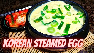 Easy Korean Steamed Egg I FILIPINO STYLE [upl. by Karilla]