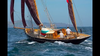 Mayflower 50 Gaff Yawl Martha Primrose  Classic Sailing Boat For Sale [upl. by Livvyy]