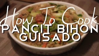 How To Cook Pancit Bihon Guisado by COLYMDCOM MealPicks [upl. by Inaflahk]