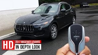 2017 MASERATI LEVANTE SUV IN DEPTH WALKAROUND STARTUP INTERIOR EXTERIOR TRUNK ENGINE [upl. by Maressa515]