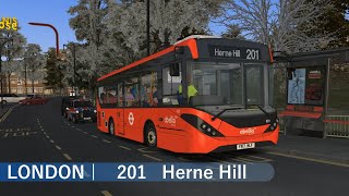 OMSI 2  London 201 Herne Hill  E200 MMC Rare [upl. by Seward]