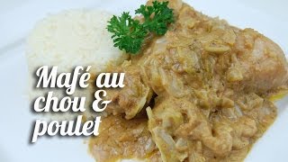 Recette Mafé sauce darachide au chou et poulet [upl. by Lamrert]