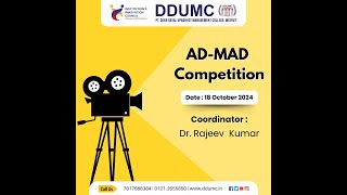 ADMAD Competition  IICPtDDUMC [upl. by Trabue745]