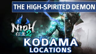 Nioh 2  The High spirited Demon All Kodama Locations [upl. by Flossy]