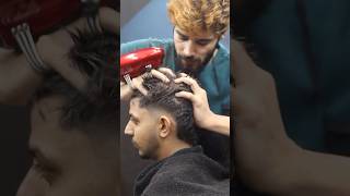 Haircut beard  Hair spa 😎🔥❤️ thebarbernation haircutting youtubeshorts shorts [upl. by Laekim]