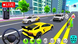 3D Driving Class Simulation  Funny Police Officer Refuel His Super Car Gas Crazy Driving Gameplay [upl. by Dahsar978]