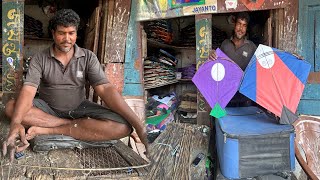 Best kite maker in Kolkata Behala😍 Where are all the kite lovers 😱👀 Most watch for kite lovers 🪁🪁🪁🪁 [upl. by Eanod37]