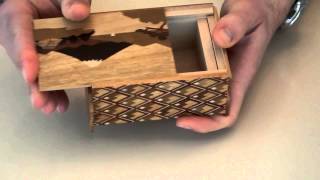 Rare 4Sun 14 moves Japanese Puzzle Box [upl. by Suinuj]