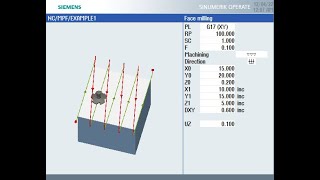 Siemens Sinutrain 840Dsl828D  Face Milling Cycle 61 Parameters  Part 2 [upl. by Nadroj85]