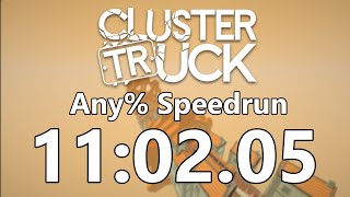 Clustertruck Any Speedrun in 1102050 World Record [upl. by Siramad]