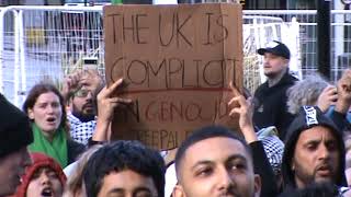 Dr Shahd Salha at the rally demanding Sheffield Councillors call for a ceasefire in Gaza 11123 [upl. by Eidnil]