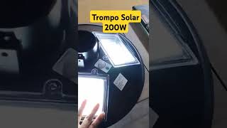 Luz Solar 200W Trompo Solar viralshorts luzled fotovoltaica [upl. by Saraiya]