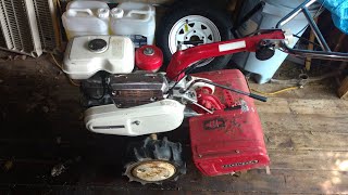 1980s Honda Rototiller Barn Find and Review Part 1 [upl. by Delila290]