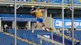 Vladislav Malykhin UKR Pole Vault 540 cm 2nd Place European Team Championships Silesia 2023 [upl. by Anileuqcaj]