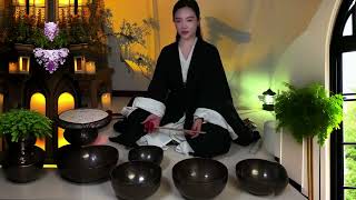 Sound Therapy with Tibetan Singing Bowls A Zen Approach to Healing [upl. by Bertina]