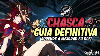 ¡GUIA COMPLETA DE CHASCA La Mejor Build para Chasca Armas Artefactos y Teams  Genshin Impact 52 [upl. by Salena]