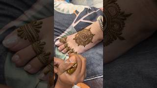 Simple feet mehndi signature design kpmehandiart henna mehndidesignhennaart mehandi [upl. by Deedee]