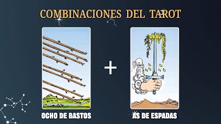 Combinaciones tarot con el UNO de ESPADASAS de ESPADAS  ARCANOS MENORES DE COPAS Por TARA [upl. by Atteyram194]