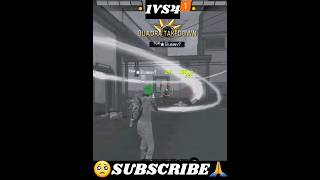 1VS4 GAME PLAY VIDEO PLEASE😱 SHPORT ME 6M SUBSCRIBE freefire trending viral video youtubeshorts [upl. by Nita]