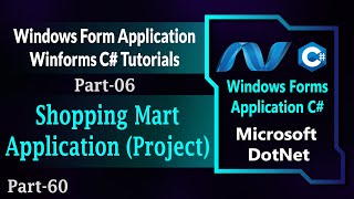 60  Shopping Mart Application Project In Windows Forms C  Winforms C  Part6 HindiUrdu [upl. by Rafaelita]