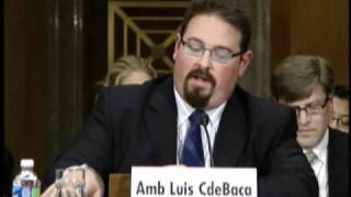 Ambassador Cdebaca Testifies on Combating Trafficking in Asia [upl. by Wilie295]