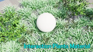 Interaction Plants Material 【UE5】 [upl. by Aietal]