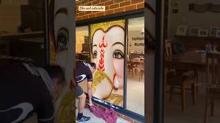 Beautiful ganesh ji images ll windows cleaning ll viralvideo [upl. by Alimrahs]