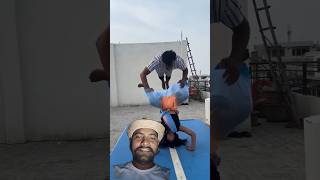 Ab tak ka best stunt😱 gymnastacrobatics ytshorts stunt actionstunt parkour flip couple [upl. by Alysa]