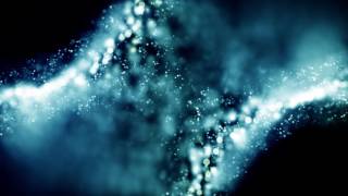 Blue Particles Flowing  4K Relaxing Screensaver [upl. by Sirac]