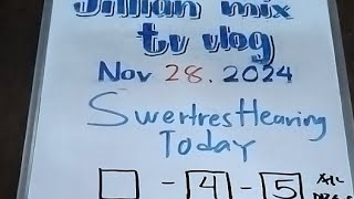 Congrats 3Hits YesterdayBest Swertres Guide and Tips for TodayNOV282024PADAOG TA TODAY [upl. by Llewen112]