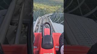 GET DOWN Copperhead Mountain Coaster minivlog shorts shortvideo coaster pov fun shortsfeed [upl. by Ayidah]