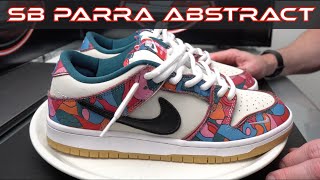 Be Careful Nike SB Dunk Low quotParra Abstract Artquot  KickWho Version  Review [upl. by Duile262]