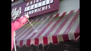 Awning Cleaning by JampJ Window Cleaning Services [upl. by Esilanna221]