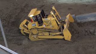 CAT D10T ripping and moving top soil FIRST TEST [upl. by Concepcion]