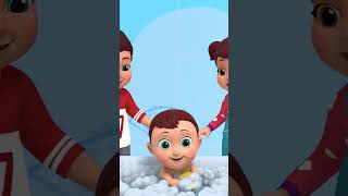 Baby Dance Bath Song shorts nurseryrhymes kidssong hooplakidz [upl. by Milena]