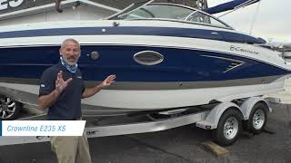 2021 Crownline E235 XS Bowrider Boat Review Full Walkthrough Video [upl. by Hibbert]