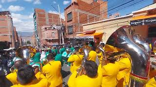 Banda Espectacular Bolivia  Ensayo Morenada Catedraticos  Gran Poder 2024 [upl. by Ynove]