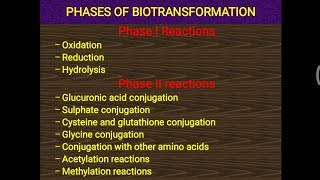 Xenobiotics part 1 Phase 1 reaction [upl. by Sacul136]