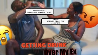 Getting DRUNK over my EX getting married  PRANK ON MY WIFE [upl. by Mag]