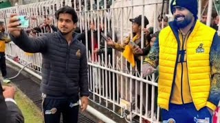 Babar Azam amp Saim Ayub Take Selfie with Fans Rawalpindi Stadium  PSL [upl. by Annie451]