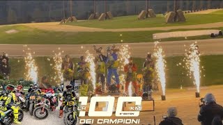 Race of 100km dei campioni vr46 motoranch flattrack 2022 [upl. by Neeliak]