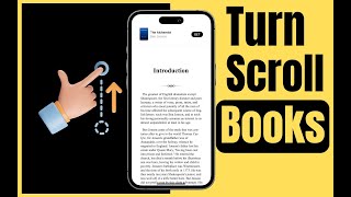 How to Scroll Instead of Turning Pages in Books iPhone iOS 18 [upl. by Yesor247]