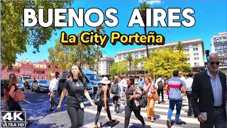 【4K】ASÍ es el MICROCENTRO de BUENOS AIRES  🇦🇷ARGENTINE Walking Tour❕️ [upl. by Erny]