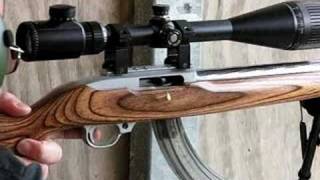 Ruger 1022 shooting in slow motion [upl. by Enoed513]