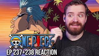 ROBOTS ARE REAL  One Piece Ep 237238 Reaction amp Review  Water 7 Arc [upl. by Ellesor]