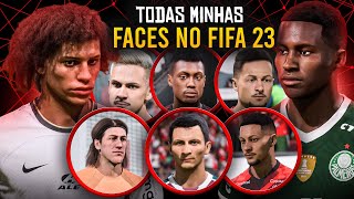 Todas as minhas FACES criadas no FIFA 23 [upl. by Yand996]